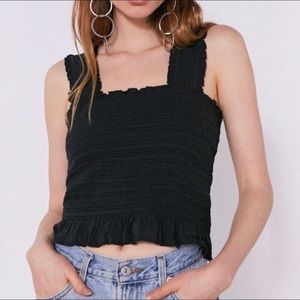 Urban Outfitters Black Crop Top